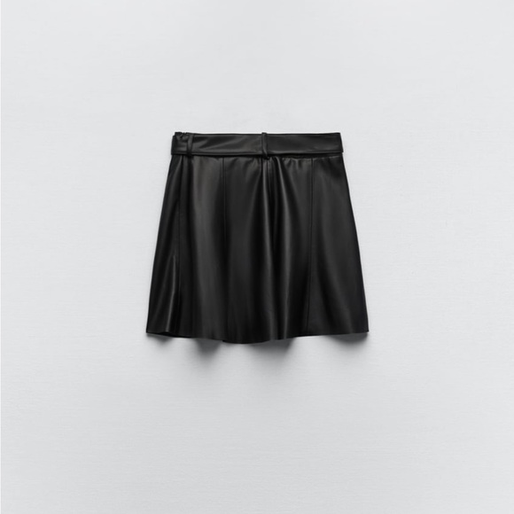 Zara Faux Leather Skirt